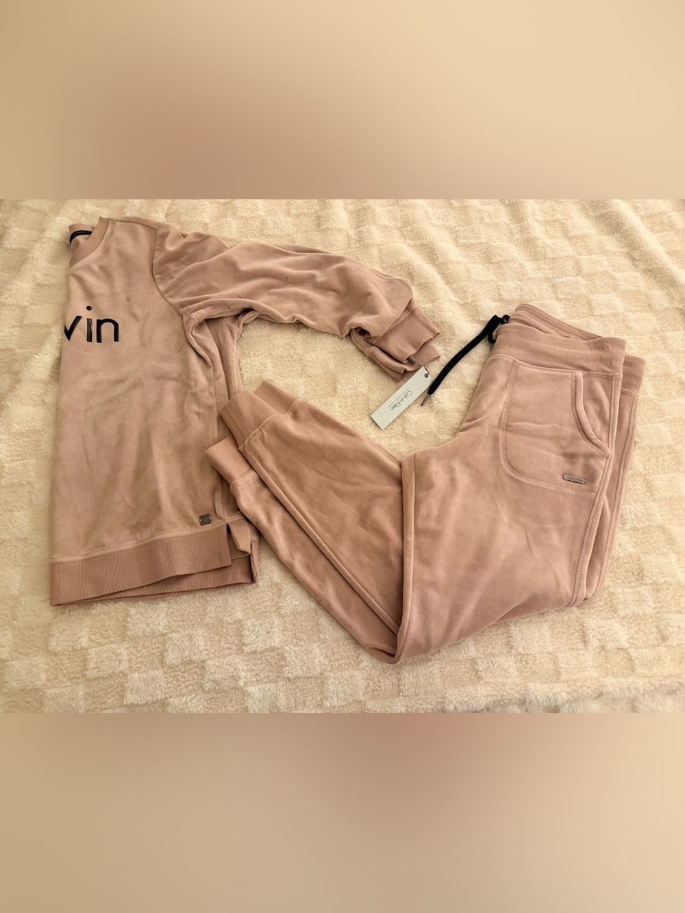 NWT - Velour Jogger Set - Dusty Rose Women's Pants & Jumpsuits